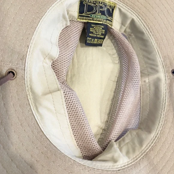 Dorfman Pacific Coast Hat Mens Size Medium Travelers Mesh Sides Fishing Safari - Picture 9 of 9
